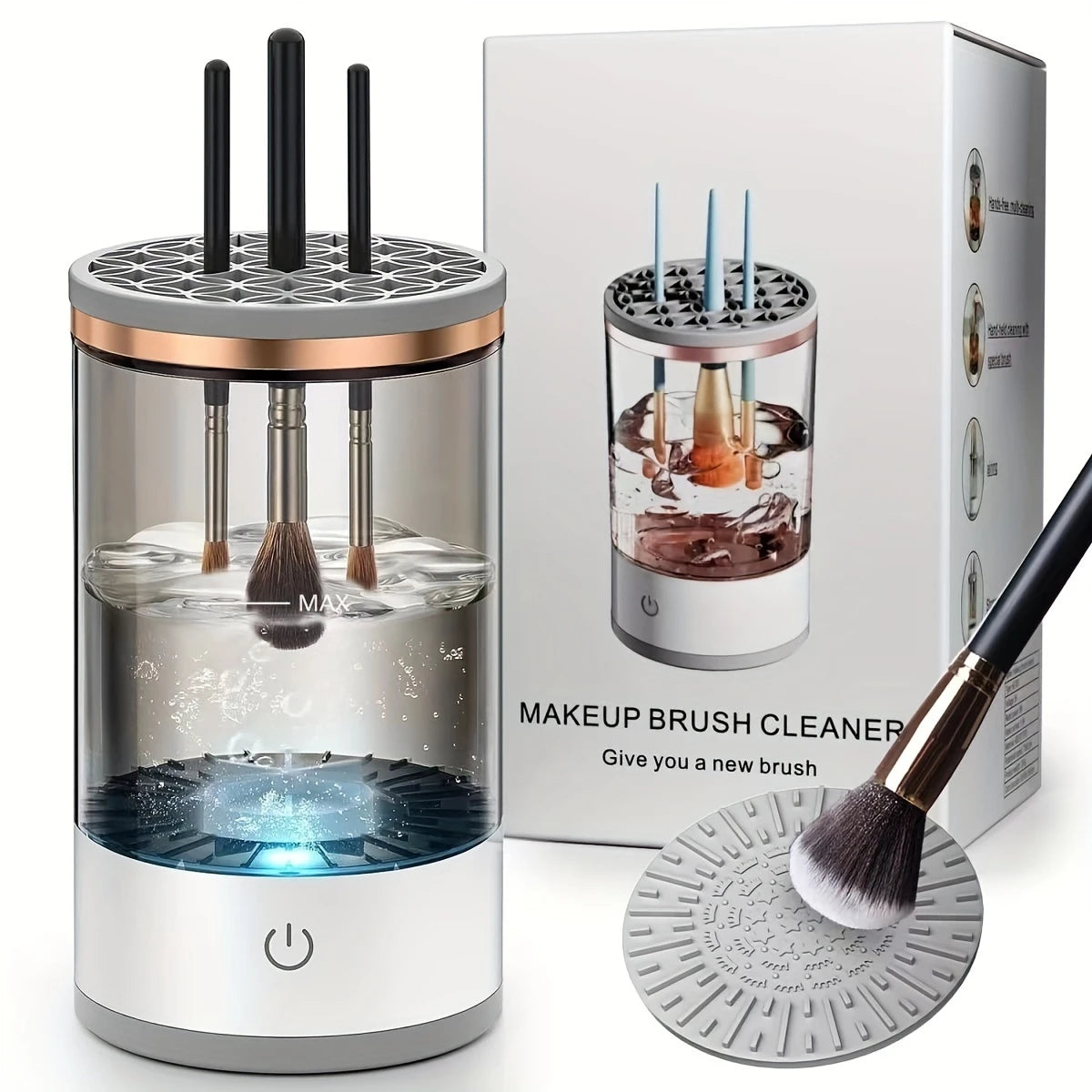 Limpiador Eléctrico De brochas De Maquillaje