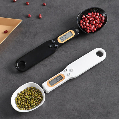 Báscula de cocina digital LCD con cuchara
