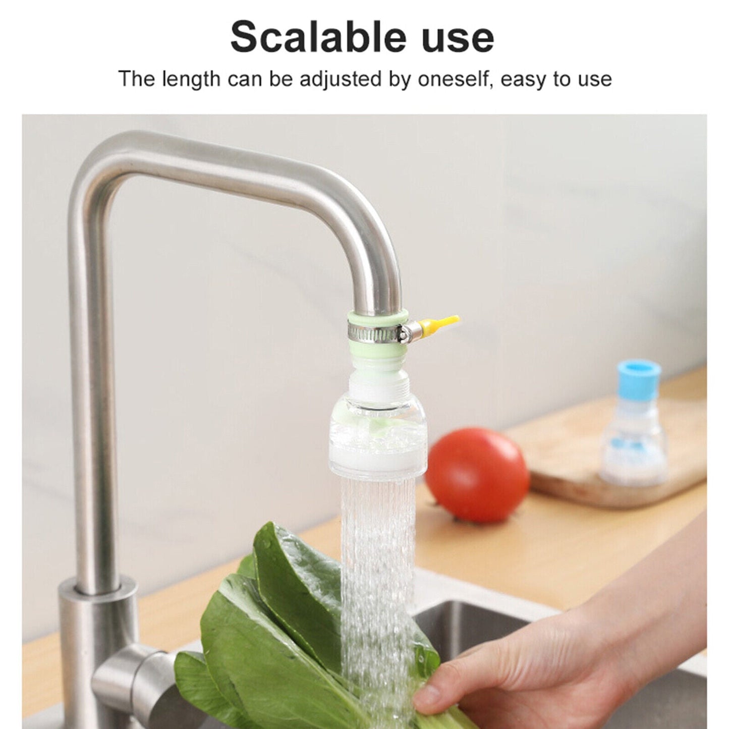 Extensores de grifo para fregadero de cocina con rotación de 360 grados