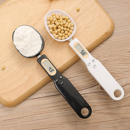 Báscula de cocina digital LCD con cuchara