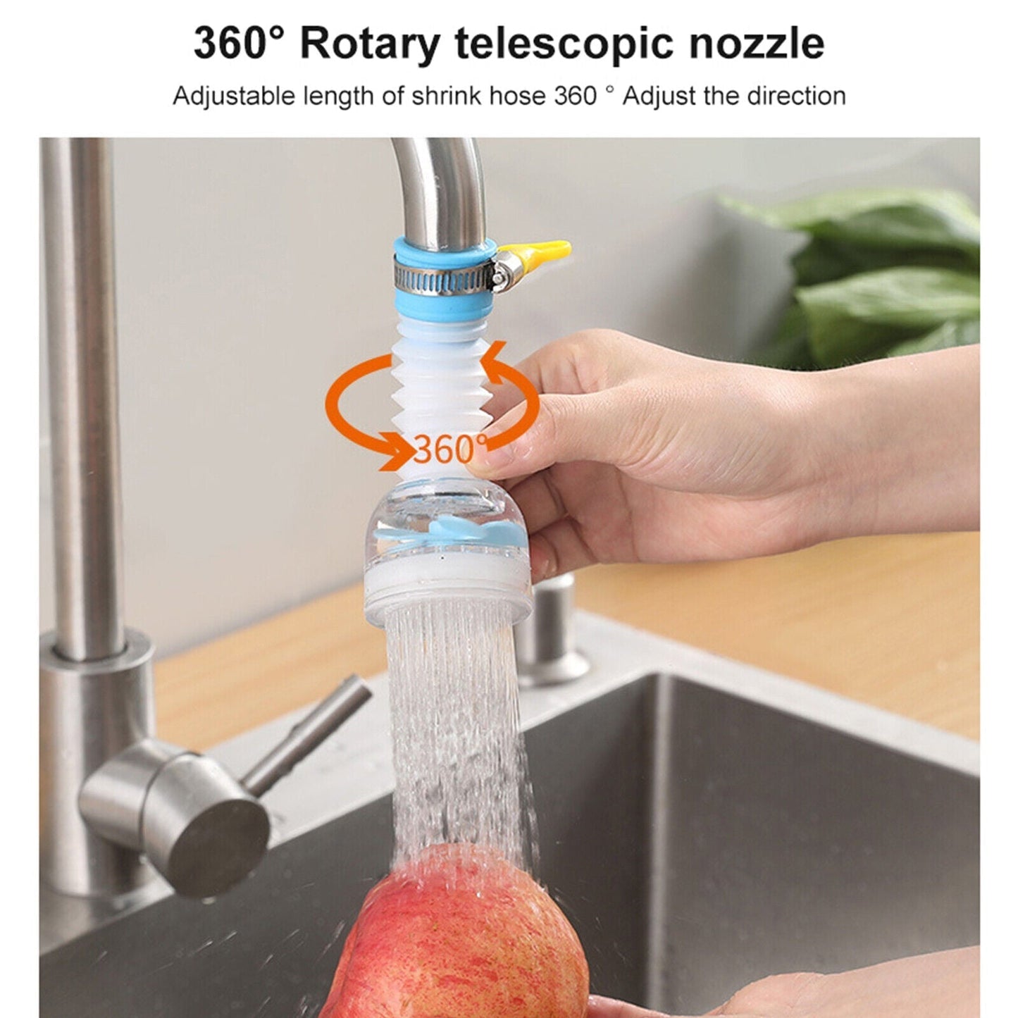 Extensores de grifo para fregadero de cocina con rotación de 360 grados